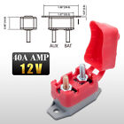 40 Amp 12V Fuse Reset Circuit Breaker Cover Protection For Car Auto Boat Truck