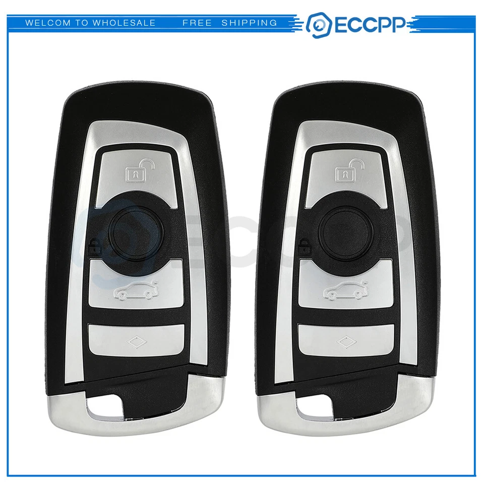 2 para BMW 1 3 5 Series F10 F20 F30 F40 Key Shell Remote YGOHUF5662 4 botones Foto 1 de 4