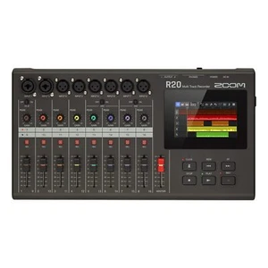 ZOOM R20 Multi-Track Recorder USB Audio Interface Full-color LCD Touchscreen NEW - Picture 1 of 6