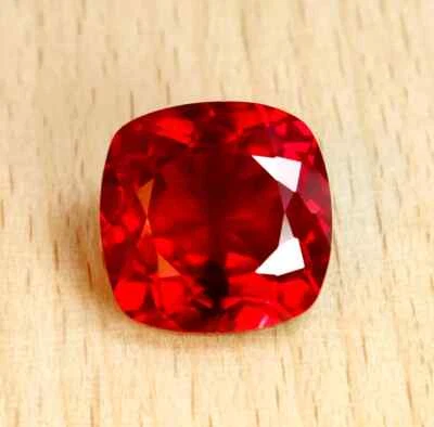 Natural 35 Ct Ruby Pigeon Blood Red Cushion Cut Certified Rare Loose Gemstone - Image 1 of 4