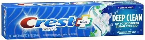 Crest Plus Complete + Whitening Deep Clean ToothPaste 5.4oz | eBay