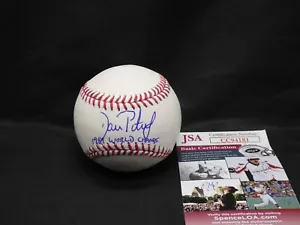 Dan Petry Firmado OML Béisbol JSA #CC94181 Inscrito 1984 Campeones Tigres de Detroit - Imagen 1 de 5