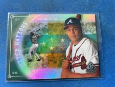 2000 SP Authentic United Nations Atlanta Braves Baseball Card #UN8 Andruw Jones 