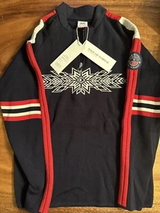 Men Dale Of Norway OL SPIRIT Merino Wool Sweater Size SMALL 94771 OLYMPIC TEAM! - Picture 1 of 2