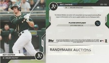 Matt Chapman OAKLAND ATHLETICS A's 2020 TOPPS NOW ROAD TO OPENING DAY OD-195 150