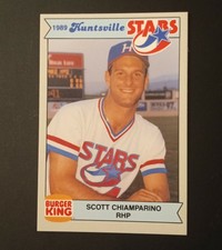 1989 Burger King Huntsville Stars Scott Chiamparino