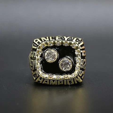 1992 Pittsburgh Penguins Bryan Trottier Ring Stanley Cup Gold Rings Champions Cover