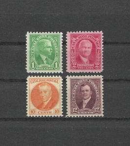 ZONA CANAL, EE. UU., 1928/40, GENTE ZONA CANAL, JUEGO DE 4 SELLOS, PERF, VLH - Imagen 1 de 1