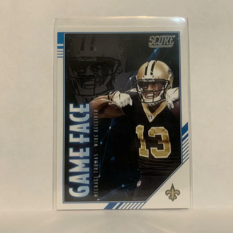 #GF-MT Michael Thomas New Orleans Saints 2020 Score Football Card LF - Image 1 of 2