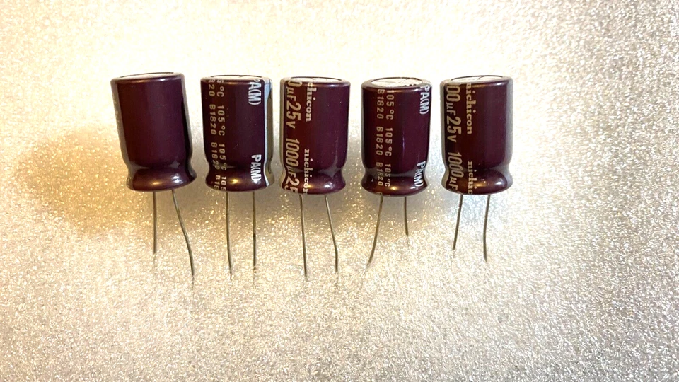 Nichicon Brown Capacitor - 1000uF, 25V - image 1 of 1