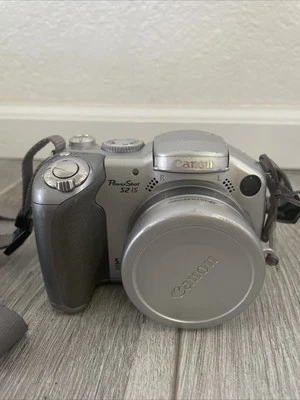 Canon PowerShot S2 IS 5.0MP Digital Camera - Silver. Used For Parts Or Fixable - Image 1 of 4