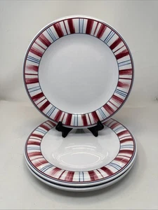Longaberger Stars and Stripes Melamine Plates 11" Dinner Plates - Set of 4 - New - Picture 1 of 2