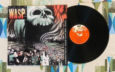 W.A.S.P. LP The Headless Children 1989 Original Blackie Lawless VG+/EX Foto 1 de 2