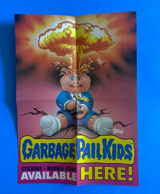 1985 Topps Garbage Pail Kids SERIES GBK Retail Promo Ad Poster - Image 1 of 2