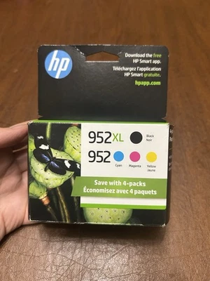 Cartucho de tinta original HP 952XL/952 paquete de 4 N9K28AN - mayo de 2027 Foto 1 de 4