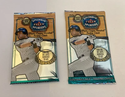 (2) 2003 Fleer Splendid Splinters Hobby Factory Sealed 5 Card Packs - Image 1 of 3