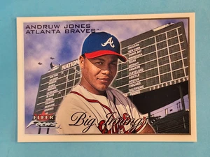 2001 Fleer Focus Big Innings Andruw Jones Atlanta Braves #2 ⚾ - Picture 1 of 2