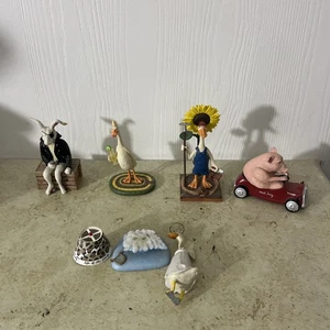 Lotto 5 figurine porcellana Will Bullas - Foto 1 di 6