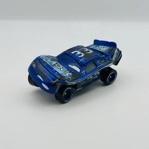 Disney Pixar Cars - PROTOTIPO MOLLE MOOD DANNEGGIATE DA CORSA Blue Wells 1:55 pressofuso - Foto 1 di 13