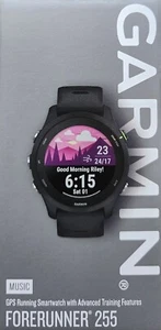 Garmin Forerunner 255 Music GPS Running Watch - Black - Picture 1 of 1