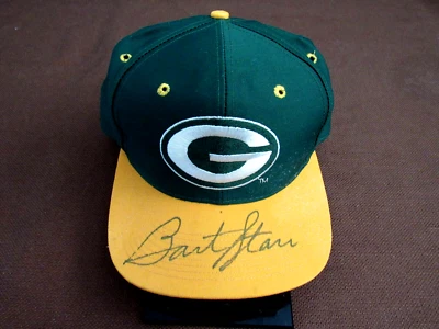 BART STARR GREEN BAY PACKERS MVP HOF SIGNED AUTO VINTAGE THE GAME CAP HAT JSA - Image 1 of 4