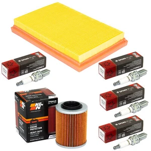 Set Ölfilter Luftfilter Zündkerzen für Aprilia ETV 1000 Caponord 2001-09 Wartung - Bild 1 von 5