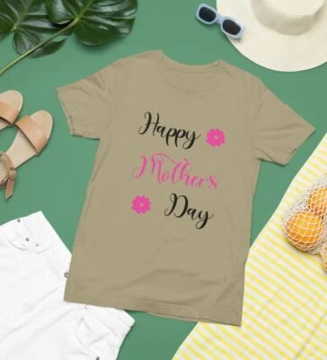 Happy Mother's Day T-shirt Family Mama Ladies Kids Love Mom Celebration Gifts - Image 1 of 4