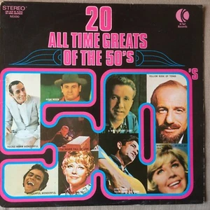 20 ALL TIME GREATS OF THE 50'S   EX-/EX VINYL LP  / Johnny Cash / Ray / Mathis  - Foto 1 di 12