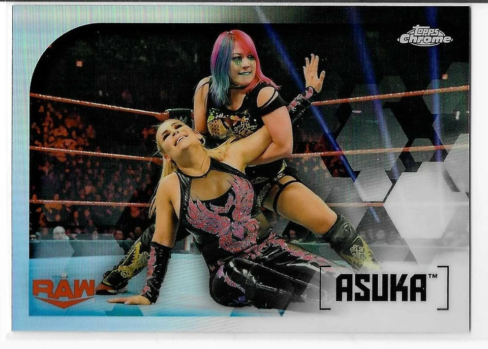 Asuka 2020 Topps Chrome WWE Refractor Card #6 - Image 1 of 1