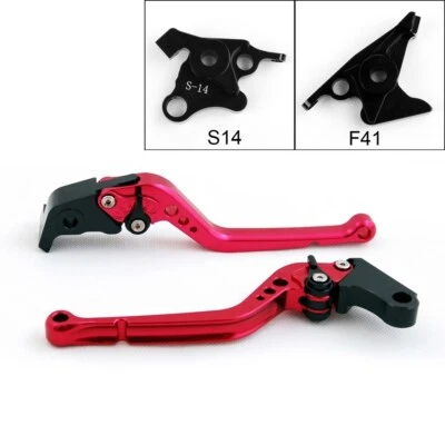 Long Brake Clutch Levers For Suzuki HAYABUSA/GSXR1300 2008-2014 Red H0 Foto 1 de 4