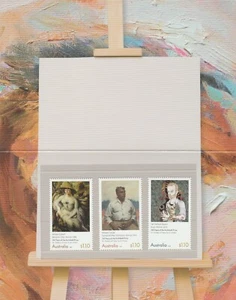 AUSTRALIA 2021 - ARCHIBALD Prize Centenary set of 3 x $1.10 MNH in STAMP PACK - Picture 1 of 3