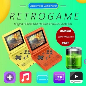 POWKIDDY V90 Pantalla IPS Retro Abatible Consola Portátil 16 Simuladores de Juegos - Imagen 1 de 25