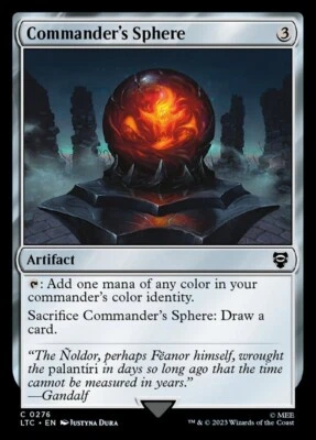 Commander's Sphere 0276 Non Foil Common LOTR Commander MTG Near Mint - Image 1 of 2