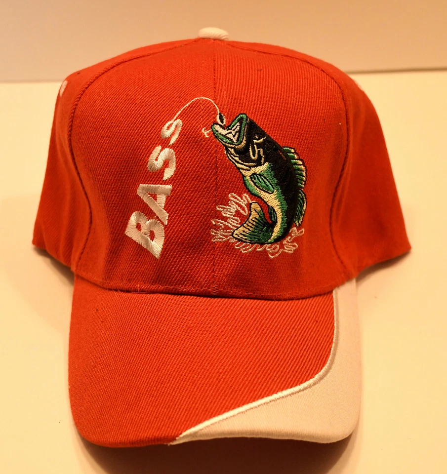 Boné/chapéu bordado vermelho "BOCA GRANDE BAIXO no gancho" - Imagem 1 de 1