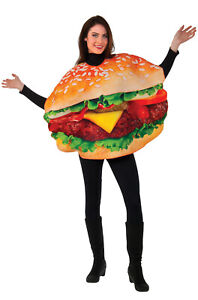 Brand New Fast Food Burger Funny Adult Costume