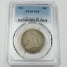 1838 Pcgs G4 - Bust Half Dollar - 50C Us Coin #45434A