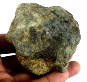 1469 Ct Natural Untreated Green Prehnite Healing Gemstone Rough Mineral Specimen - Picture 1 of 5