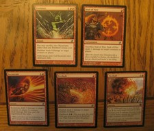 Chandra Deck Lot 1, LP, Duel Decks Jace vs Chandra, Classic Red Burn