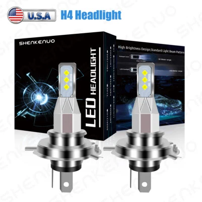 Kit de faros LED PARA Scion xD 2008-2014 H4/9003 blanco 2X bombillas haz alto/bajo Foto 1 de 4