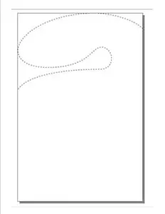 Abstract Door Hangers, 7"x 10.5", Die-Cut on White 65lb Vellum-250 Hanger Sheets - Picture 1 of 1