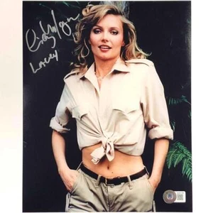 Cindy Morgan "Lacey" Aufschrift signed Caddyshack 8x10 Foto BAS Autogramm Auto - Bild 1 von 2