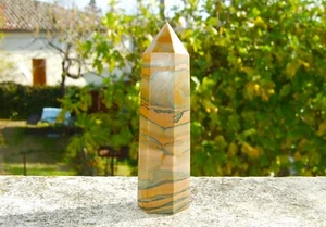 - Obelisk/Stone Tip Crystal Therapy - JASPER PICASSO - Picture 1 of 1