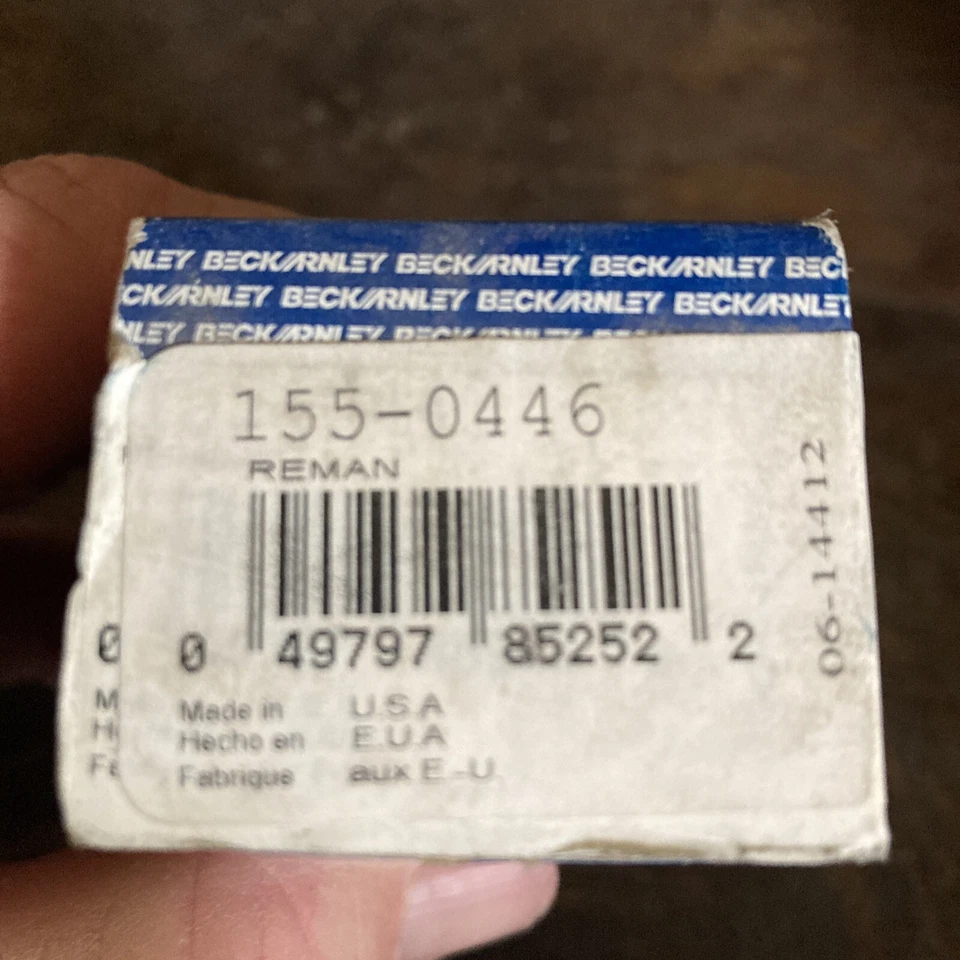 Inyector de combustible Beck Arnley para Chevrolet S10, GMC Sonoma, Isuzu y Saturn 155-0446 Foto 1 de 4