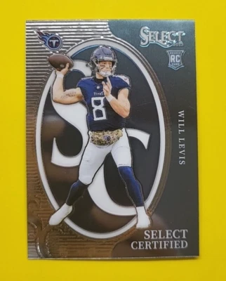 Will Levis - Tennessee Titans - 2023 Panini Select - Certified - RC - #CRO-WLE - Image 1 of 2