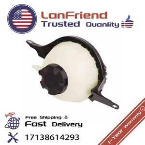 17138614293 Coolant Expansion Tank & Sensor For BMW 5 Series F10 F11 528i No lid - Picture 1 of 12
