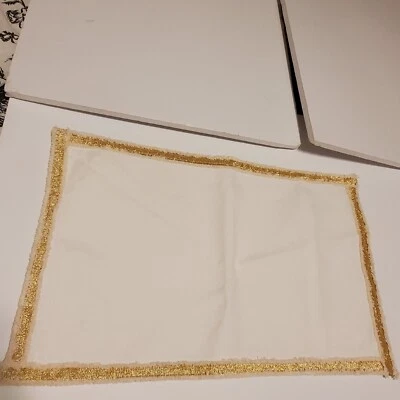 Rectangular Throw Pillow Cover Cases Lumbar Support Size 12x20 Embroidered Sides - Image 1 of 4