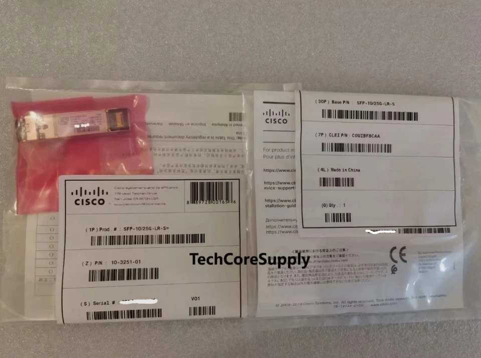 Cisco SFP-10/25G-LR-S 10/25GBASE-LR SFP28 Module