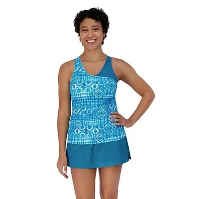 ZeroXposur Women’s 2-Piece Turquoise Tankini Swimsuit Set - Size: 2XL (18) - Image 1 of 2