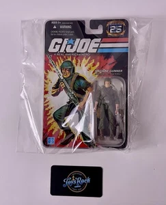 GI Joe 25th Anniversary Machine Gunner Rock 'N Roll Hasbro G.I Joe Figure - Picture 1 of 8