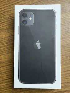 Apple iPhone 11 BOX - 64GB / Black - NO DEVICE Empty Box + stickers + SIM tool - Zdjęcie 1 z 5